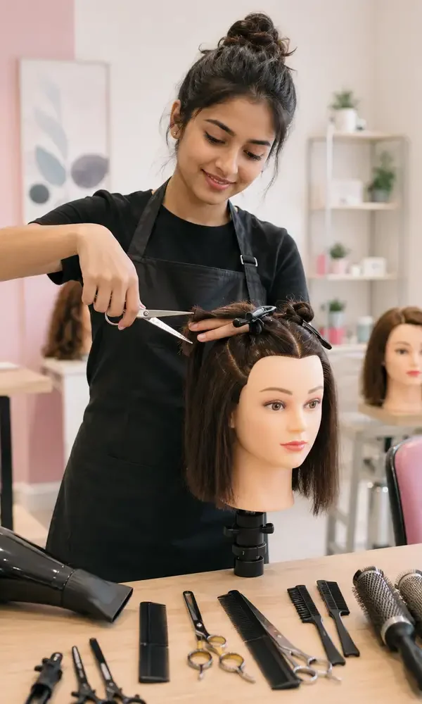 کم هزینه ترین رشته آرایشگری برای یادگیری + [راهنمای جامع ورود به بازار کار ۱۴۰۵]